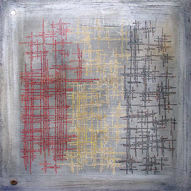 Acrylique sur toile - 60 x 60 cm [Valérie Nogier - Artiste peintre abstrait]