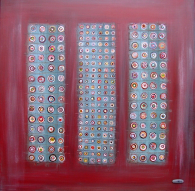 Acrylique sur toile - 65 x 80 cm [Valérie Nogier - Artiste peintre abstrait]